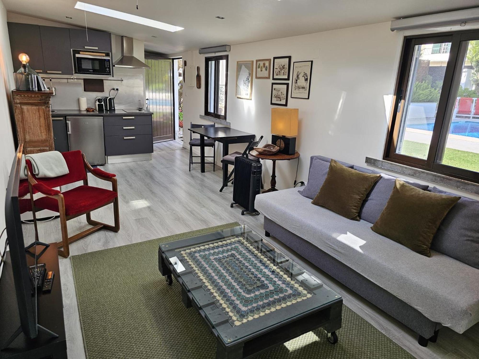Charming Cozy Studio With Garden & Pool Cascais Luaran gambar
